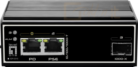 Hálózati eszközök LevelOne IGP-0310 3-Port Industrial Gigabit PoE PSE/PD Switch - IGP-0310