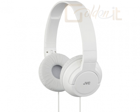 Fejhallgatók, mikrofonok JVC JVC HA-S180-W-E Lightweight Headphones White - HA-S180-W-E