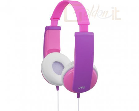 Fejhallgatók, mikrofonok JVC HA-KD 5 P-E Kid's Headphone with volume limitter Pink - HAKD5P