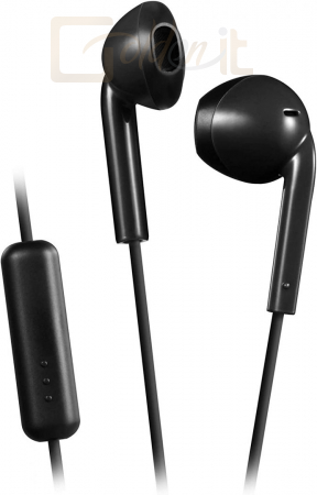Fejhallgatók, mikrofonok JVC HA-F17M Earbud Headset Black - HA-F17MBE