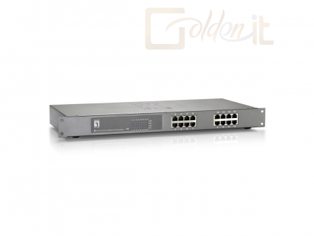 Hálózati eszközök LevelOne FEP-1612 16-Port Fast Ethernet PoE Switch - FEP-1612