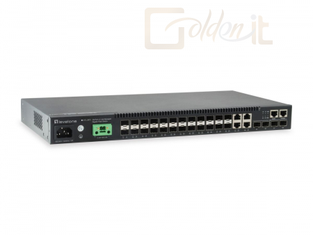 Hálózati eszközök LevelOne GTL-2872 KILBY 28-Port L3 Lite Managed Gigabit Fiber Switch - GTL-2872