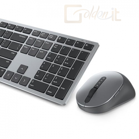 Billentyűzet Dell KM7321W Premier Wireless Multi-Device Keyboard and Mouse Silver HU - 580-AJQI