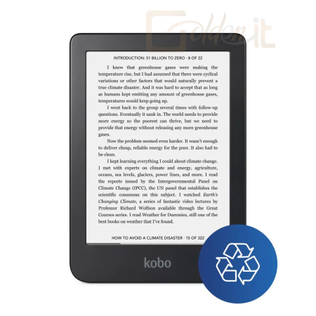 E-Book Kobo Clara 2E, touchscreen - KO-N506-KU-OB-K-EP