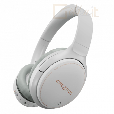 Fejhallgatók, mikrofonok Creative Zen Hybrid Wireless Headphone White - 51EF1010AA000