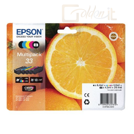 Nyomtató - Tintapatron Epson T3337 (33) Multipack tintapatron - C13T33374011