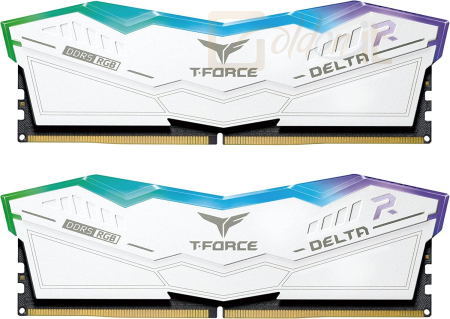 RAM TeamGroup 32GB DDR5 5600MHz Kit(2x16GB) Delta RGB White - FF4D532G5600HC36BDC01