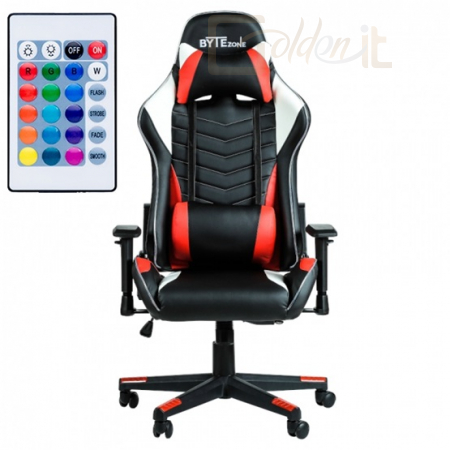 ByteZone WINNER gaming szék LED piros