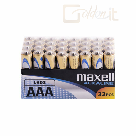 Elem - Maxell alkáli ceruza elem (AAA) 32db/csomag