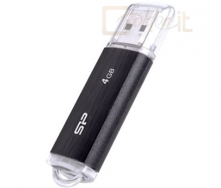 USB Ram Drive Silicon Power 4GB Ultima U02 Black - SP004GBUF2U02V1K