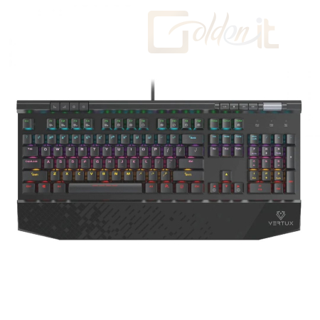 Billentyűzet VERTUX Tungsten Hyper Action Mechanical Gaming Keyboard Black US - TASTUNGSTEN