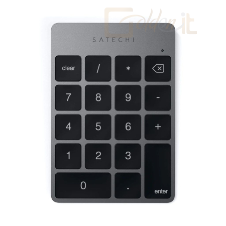 Billentyűzet Satechi Slim Wireless Keypad Space Grey - ST-SALKPM