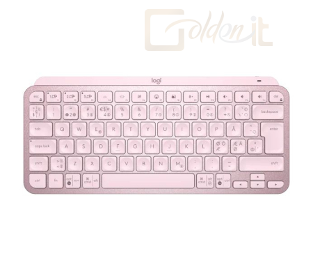 Billentyűzet Logitech MX Keys Mini wireless keyboard Rose US - 920-010500