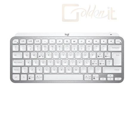Billentyűzet Logitech MX Keys Mini wireless keyboard Pale Grey US - 920-010499