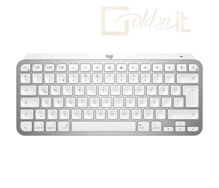Billentyűzet Logitech MX Keys Mini for Mac wireless keyboard Pale Grey US - 920-010526