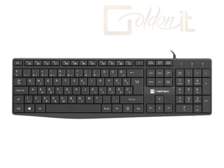Billentyűzet Natec Genesis Nautilus Keyboard Black HU - NKL-1958