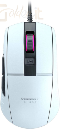 Egér Roccat Burst Core RGB Gaming Mouse White - ROC-11-751