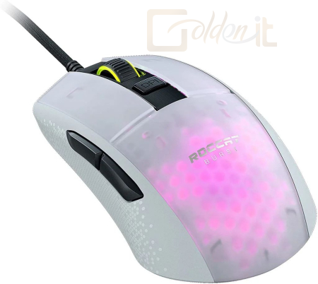 Egér Roccat Burst Pro RGB Gaming Mouse White - ROC-11-746