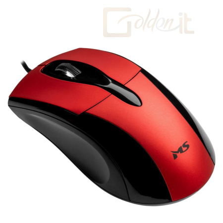 Egér MS Focus C110 Wired mouse Black/Red - MSP20003