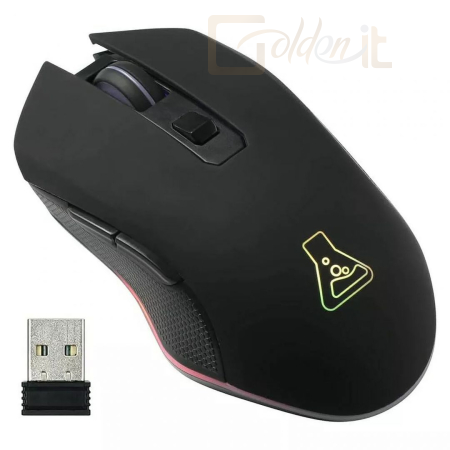 Egér The G-Lab Kult Helium Wireless Mouse Black - KULT-HELIUM-WL