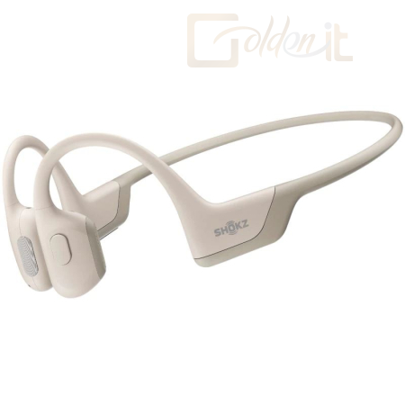 Fejhallgatók, mikrofonok Shokz Operun Pro Premium Bone Conduction Open-Ear Endurance Wireless Bluetooth Headphones Beige - S810BG