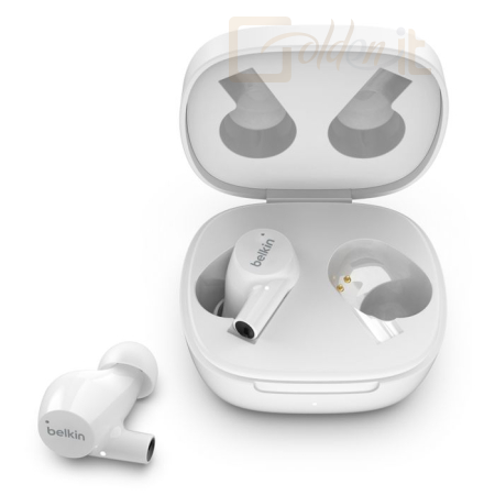 Fejhallgatók, mikrofonok Belkin SoundForm Rise True Wireless Earbuds White - AUC004BTWH