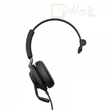 Fejhallgatók, mikrofonok Jabra Evolve2 40 MS Mono Headset Black - 24089-899-999