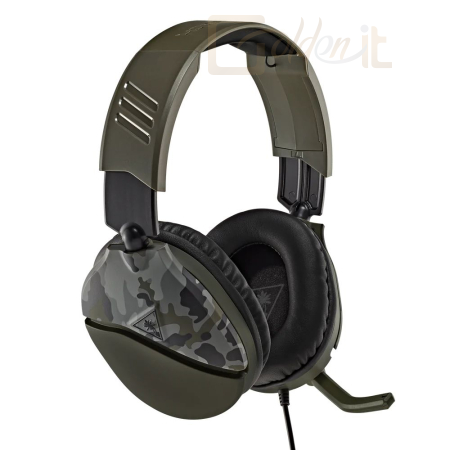 Fejhallgatók, mikrofonok Turtle Beach Recon 70 Gaming Headset Green Camo - TBS-6455-02