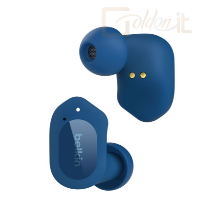 Fejhallgatók, mikrofonok Belkin SoundForm Play True Wireless Earbuds Blue - AUC005BTBL