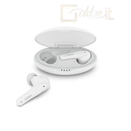 Fejhallgatók, mikrofonok Belkin SoundForm Nano​ Wireless Earbuds for Kids White - PAC003BTWH