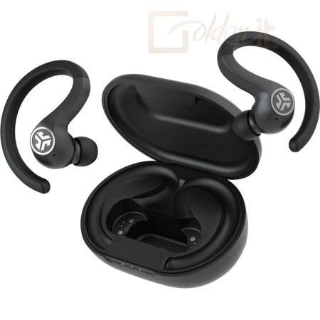 Fejhallgatók, mikrofonok JLab Go Air Sport True Wireless Earbuds Graphite - IEUEBGAIRSPRTRBLK124