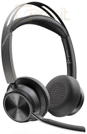 Fejhallgatók, mikrofonok Poly Plantronics Voyager Focus 2 UC Wireless Bluetooth Headset Black - 213726-01