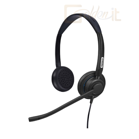 Fejhallgatók, mikrofonok Hameco HS-3800D-USB Headset Black - HS-3800D-USB