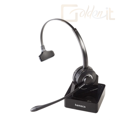 Fejhallgatók, mikrofonok Hameco HS-8500M-BT Wireless Bluetooth Headset Black - HS-8500M-BT