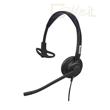 Fejhallgatók, mikrofonok Hameco HS-3800M-USB Headset Black - HS-3800M-USB