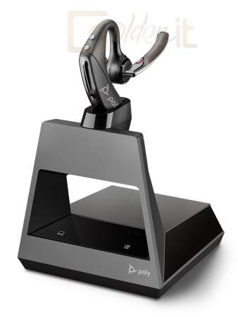 Fejhallgatók, mikrofonok Poly Plantronics Voyager 5200 UC Office Wireless Bluetooth Headset Black - 212732-05