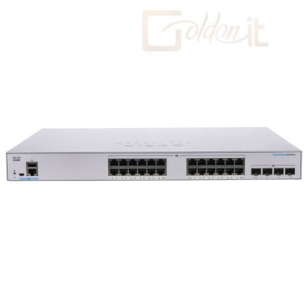 Hálózati eszközök Cisco CBS350-24T-4X-EU 24 Port Managed Switch - CBS350-24T-4X-EU