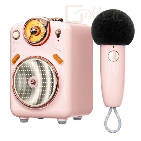 Hangfal Divoom Fairy-OK Bluetooth Speaker+Microphone Pink - FAIRY-OK_PINK