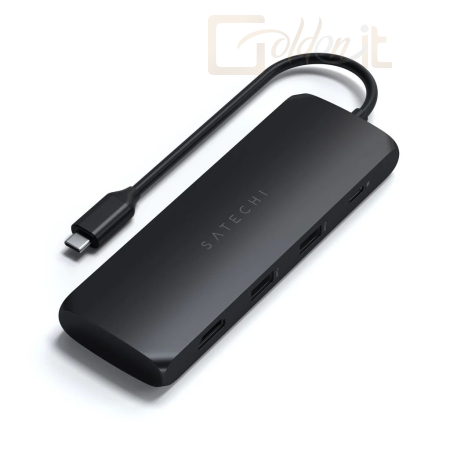Notebook kiegészitők Satechi USB-C Hybrid Multiport Adapter Black - ST-UCHSEK