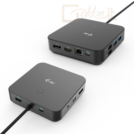 Notebook kiegészitők I-TECH USB-C HDMI Dual DP Docking Station with Power Delivery 100W - C31TRIPLE4KDOCKPDPRO