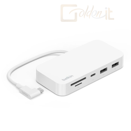 Notebook kiegészitők Belkin USB-C 6-in-1 Multiport Hub with Mount - INC011BTWH