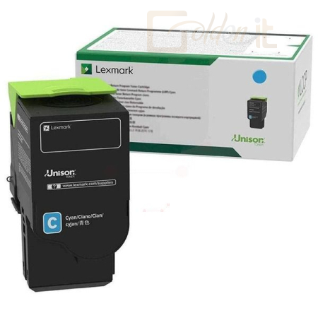 Nyomtató - Tintapatron Lexmark CX622/625/CS521/622 Cyan toner - 78C2UCE