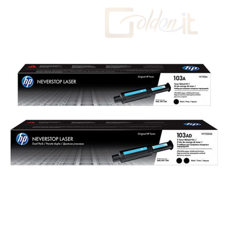 Nyomtató - Tintapatron HP W1103AD dupla Black toner - W1103AD