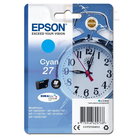 Nyomtató - Tintapatron Epson T2702 Cyan tintapatron - C13T27024012