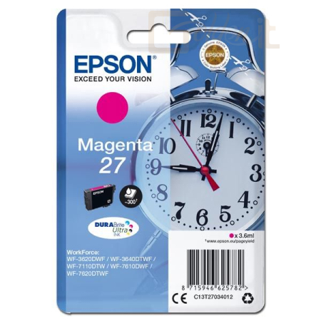 Nyomtató - Tintapatron Epson T2703 Magenta tintapatron - C13T27034012