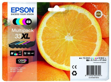 Nyomtató - Tintapatron Epson T3357 (33XL) Multipack tintapatron - C13T33574011