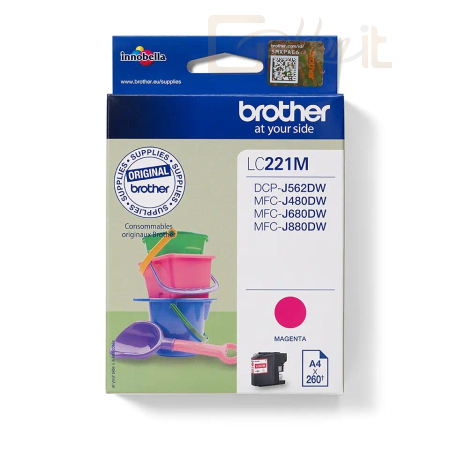 Nyomtató - Tintapatron Brother LC-221 Magenta tintapatron - LC221M