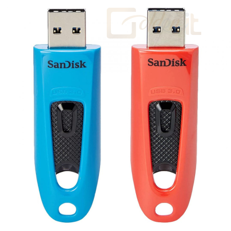 USB Ram Drive Sandisk 64GB Ultra USB3.0 Blue/Red (2-pack) - SDCZ48-064G-G46BR2