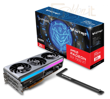 Videókártya Sapphire Radeon RX 7900 XT 20GB DDR6 Nitro+ Gaming OC VAPOR-X - 11323-01-40G