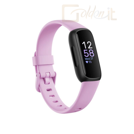 Okosóra Fitbit Inspire 3 Lilac Bliss/Black - FB424BKLV
